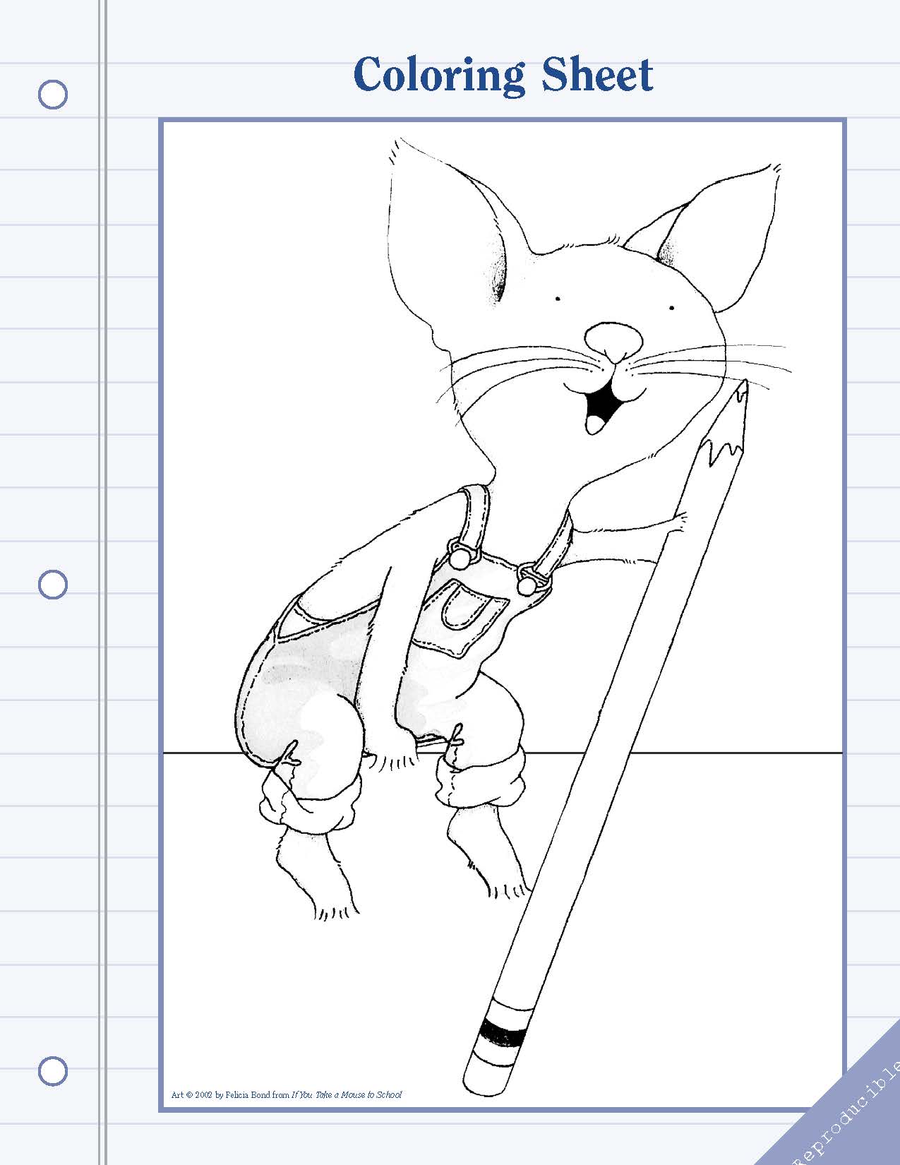 give a mouse a cookie coloring pages