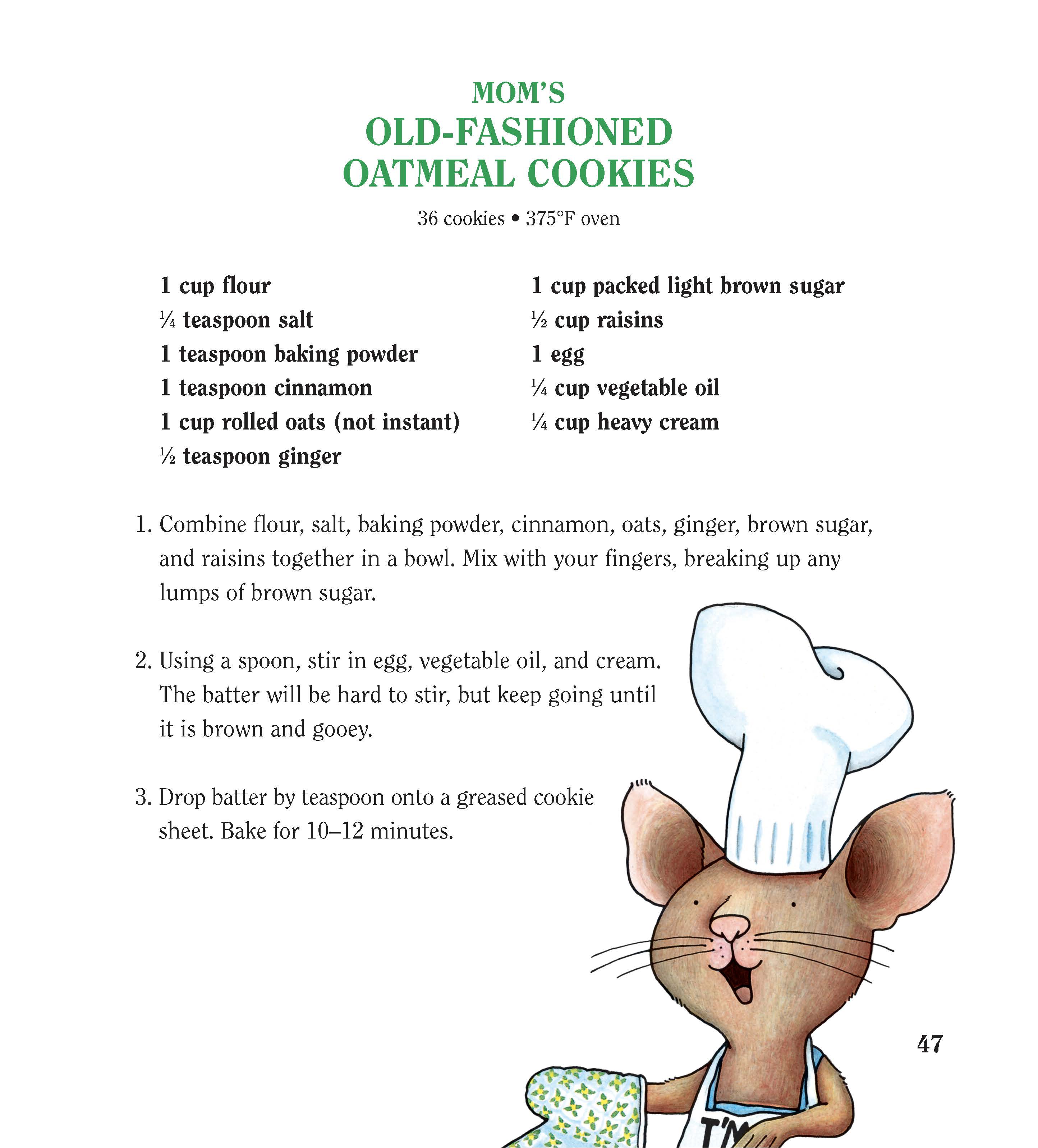 Oatmeal Cookies Recipe