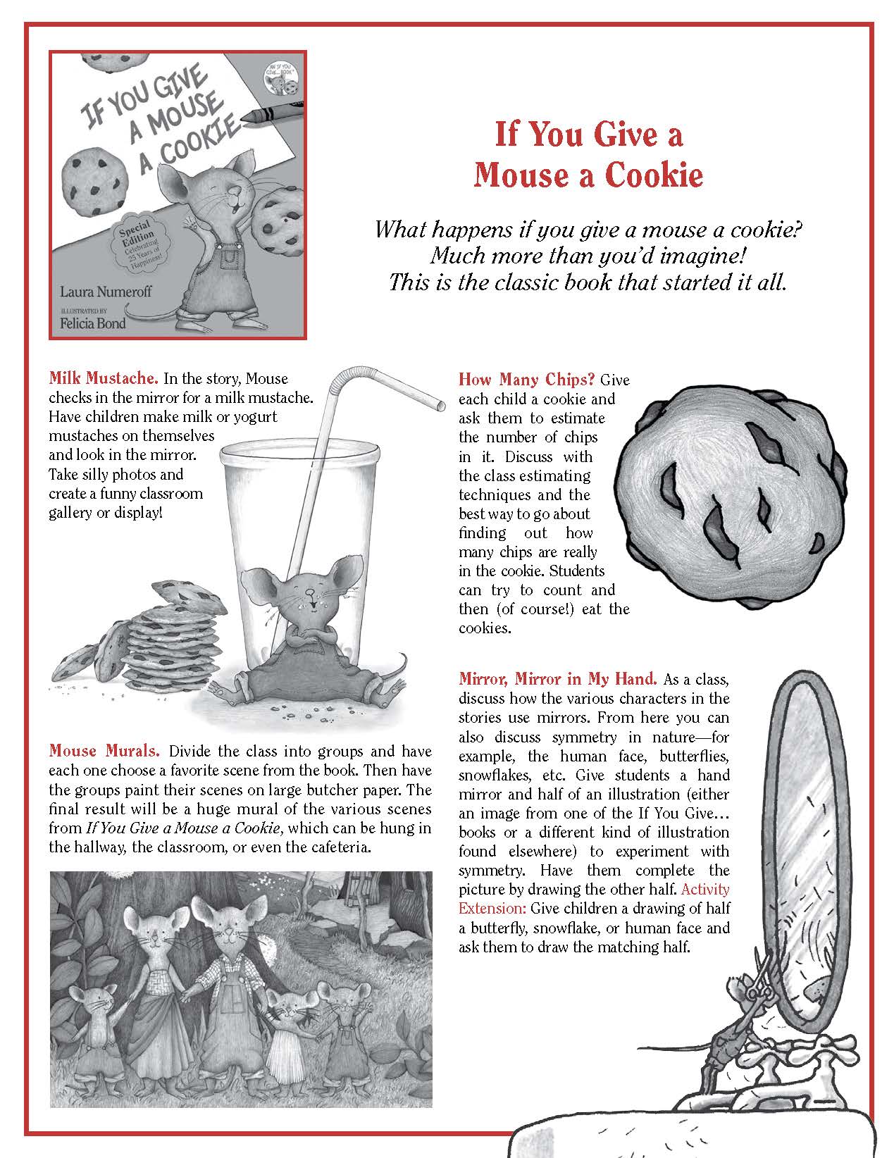 If You Give A Mouse A Cookie Teaching Guide